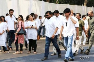 Celebs Condolence To Sridevi At Mumbai